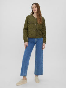 Nella Short Jacket - Olive foncé