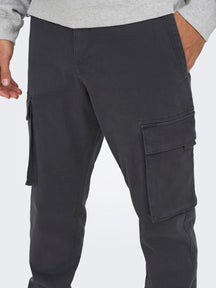 Pantalon de fret suivant - Gris Pinstripe