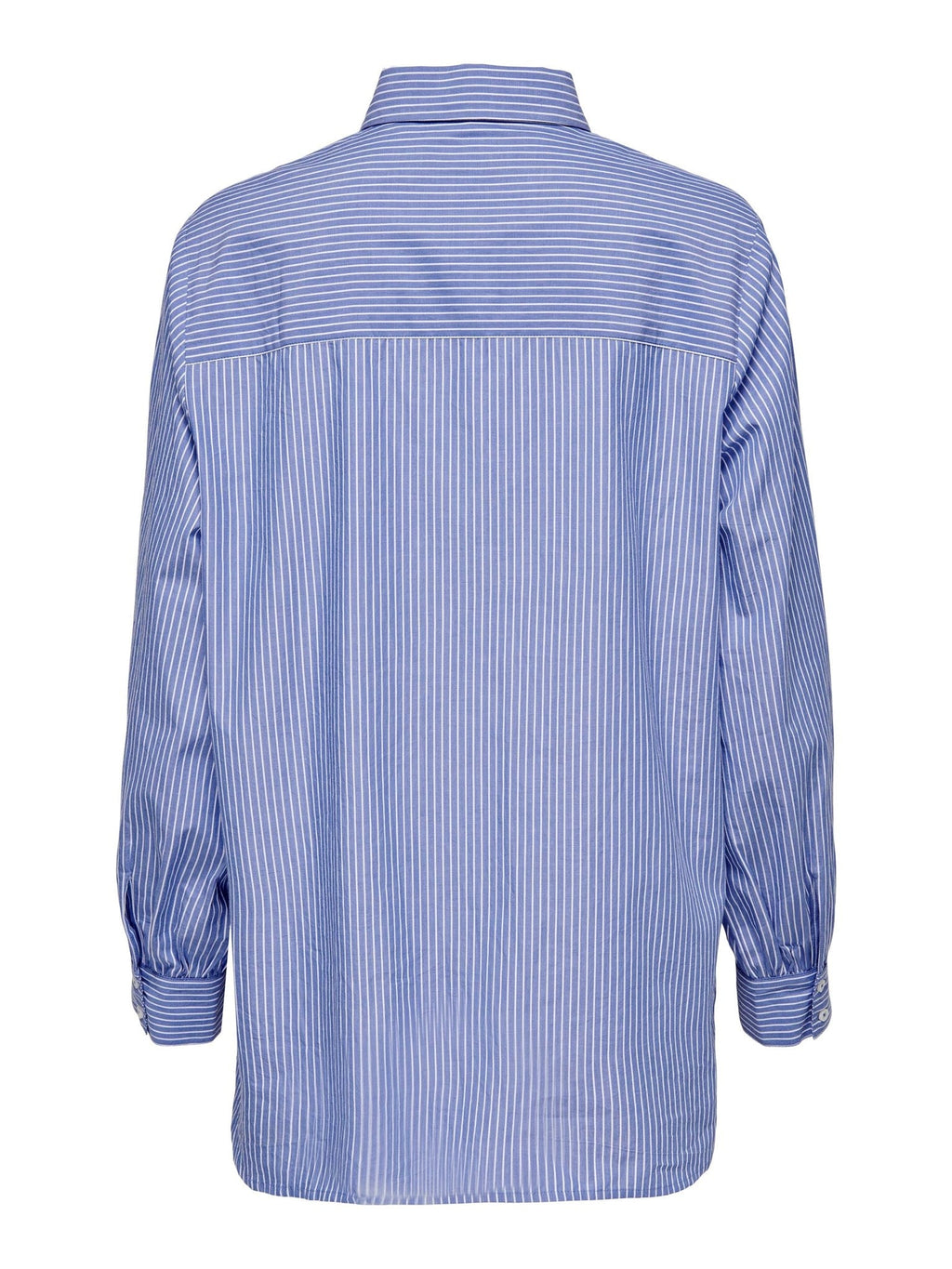 Chemise de Stripe Nora - Denim blanchi