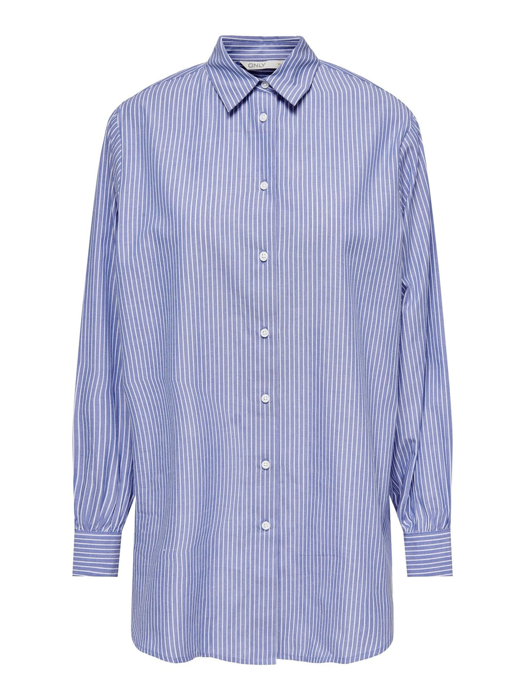 Nora Stripe Shirt - Bleached Denim