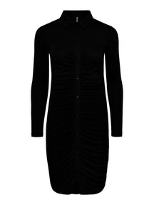 Robe à manches longues Norma - noir