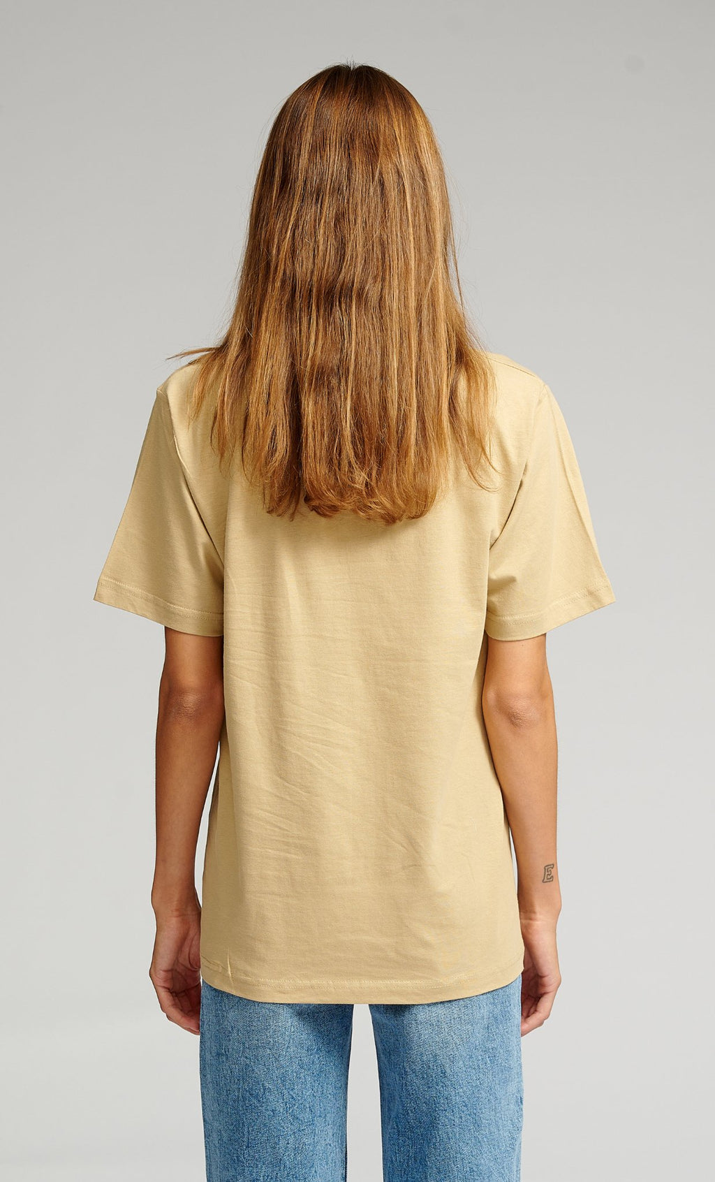T-shirt surdimensionné - beige