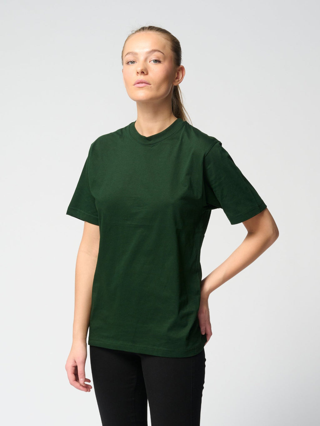 T-shirt surdimensionné - bouteille verte