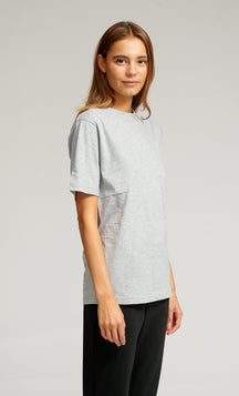 Oversized T-shirt - Grey Melange