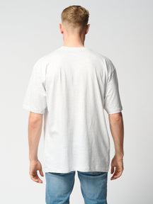 T-shirt surdimensionné - gris clair