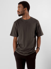 T-shirt surdimensionné - Gris en acier
