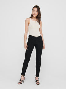 Jeans de performance - Black (Mid-Waist)