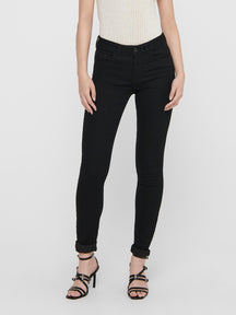 Jeans de performance - Black (Mid-Waist)