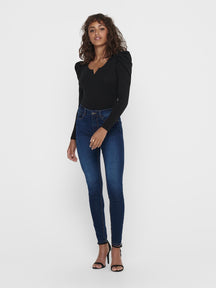 Jeans de performance - Blue Denim (High-Waist)