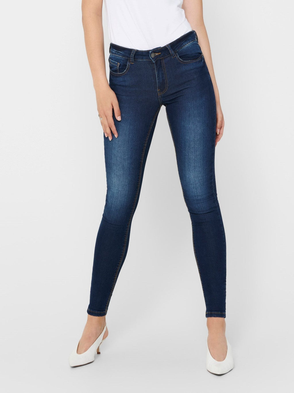 Jeans de performance - Blue Denim (Mid-Waist)