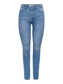 Jeans de performance - bleu clair (taille haute)