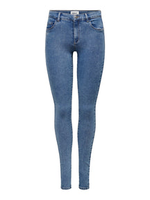 Jeans skinny fit de pluie - bleu denim