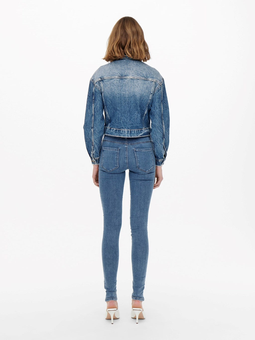 Jeans skinny fit de pluie - bleu denim