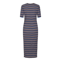 Roberta Dress - Navy Stripe