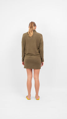 Sara knit dress - Dark green