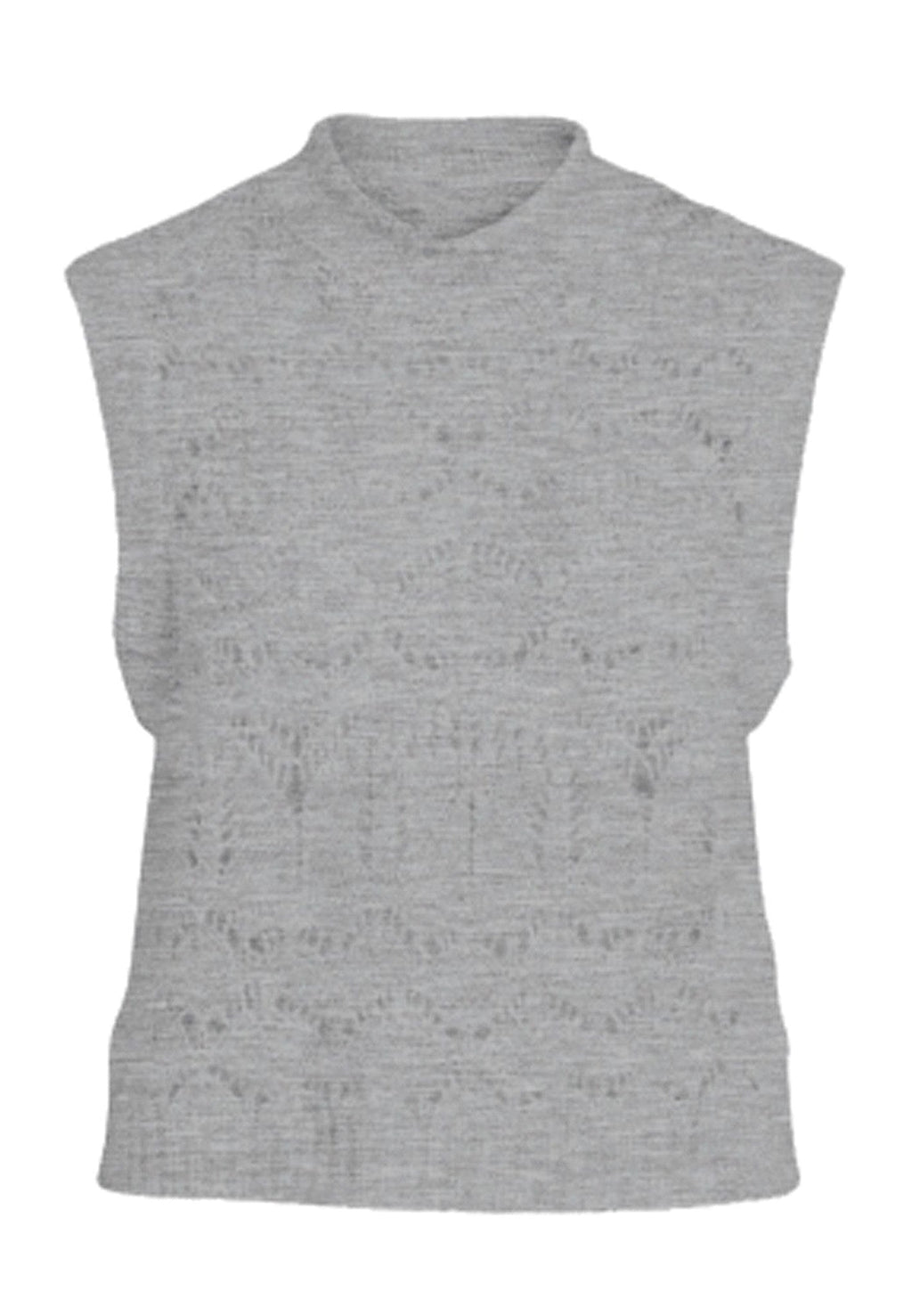 Serina Knit Vest - Gray