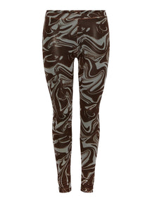 Simmo High Waist Leggings - Mustang