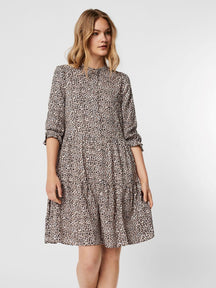 Simone Mini Robe - Leopard