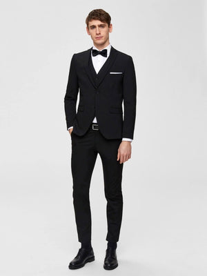 Slim fit Blazer - Black - TeeShoppen Group™ - Blazer - Selected Homme