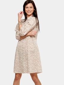 Robe de chemise Sofie - floral beige