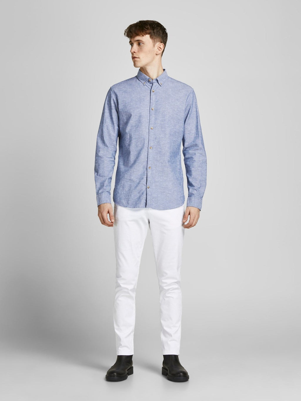 Chemise d'été - denim fané