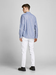 Chemise d'été - denim fané