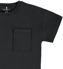 T-shirt avec poche - noir