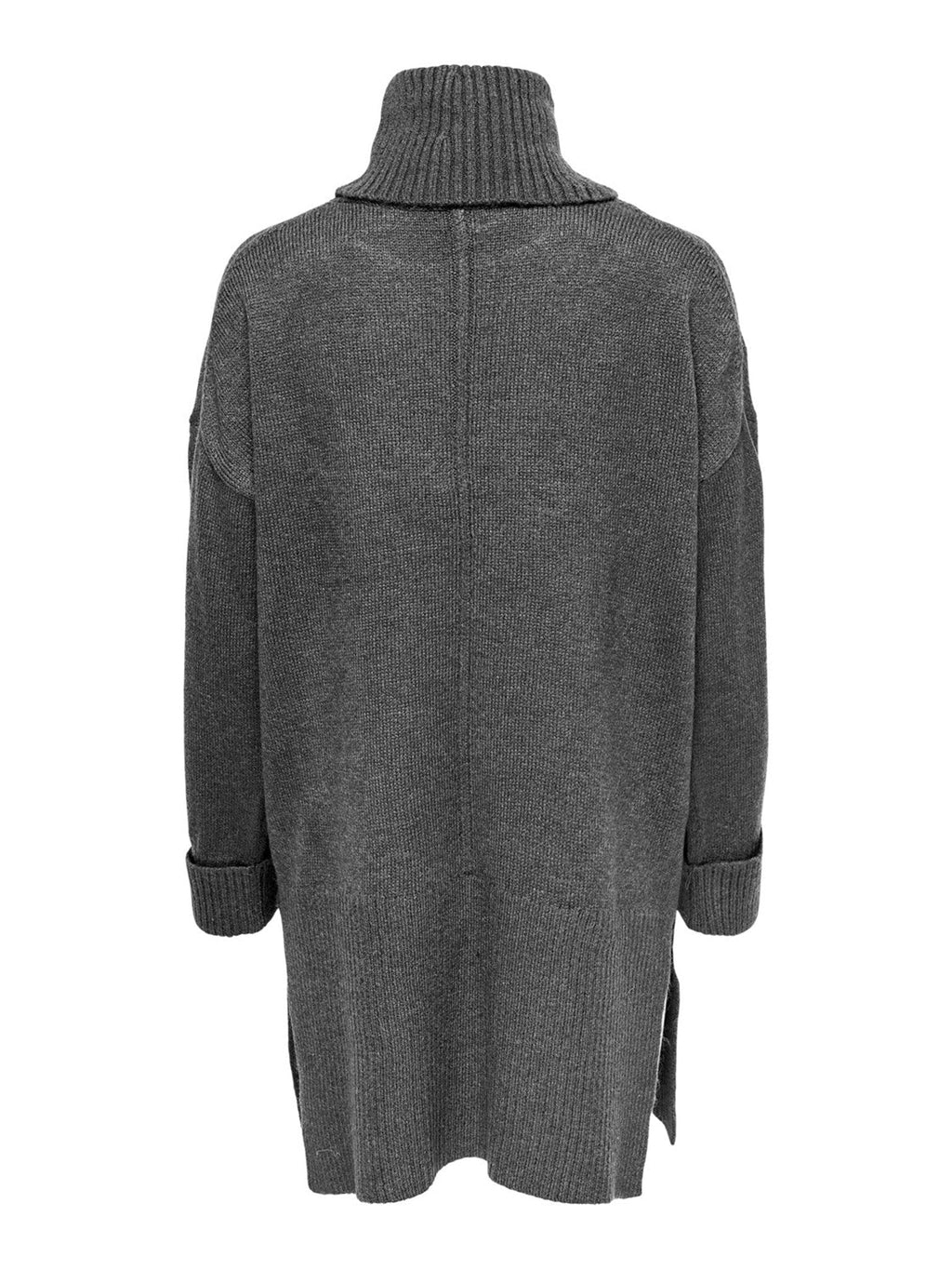 Tatiana Roll Neck Pullover - Gris foncé