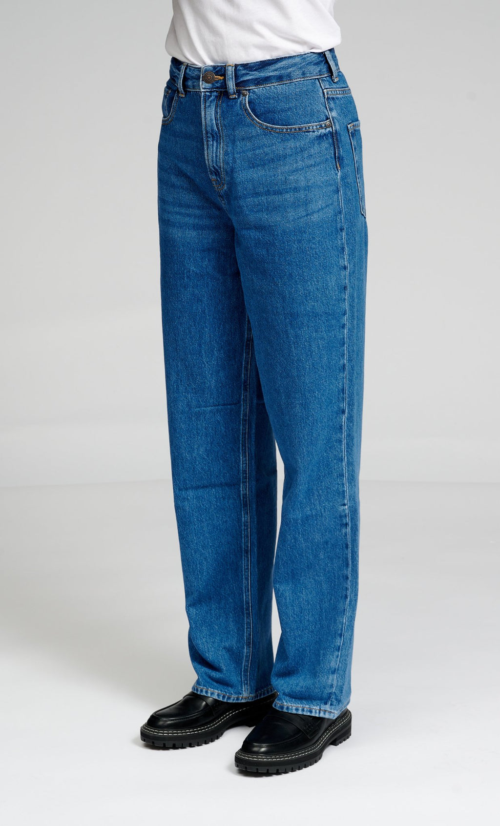 Le jean en vrac d'origine - Denim bleu moyen