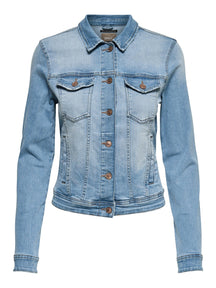 Tia Denim Veste - Denim bleu clair