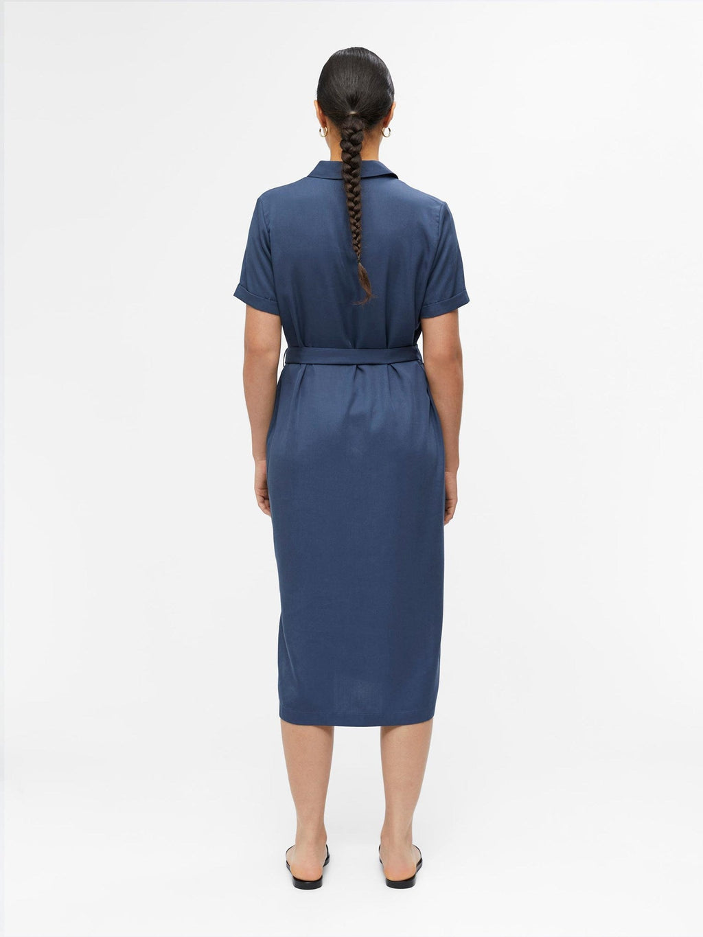 Tilda Maxi Kjole - Blue Indigo