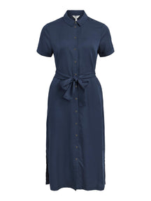 Tilda Maxi Kjole - Blue Indigo