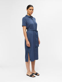 Tilda Maxi Kjole - Blue Indigo