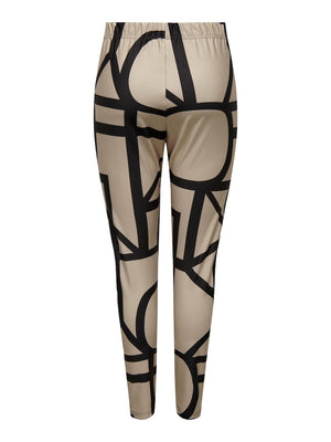 Tina Leggings m. Print - Nomad - TeeShoppen Group™ - Pants - ONLY