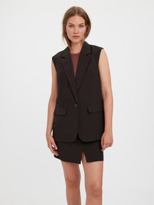 Gilet de blazer Troian - grain de café