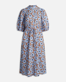 Ventia Flower Dress - Blue