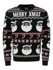 XMAS Santa Crewneck Knit - Sort