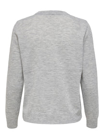 Xmas Snow Pullover - Light gray