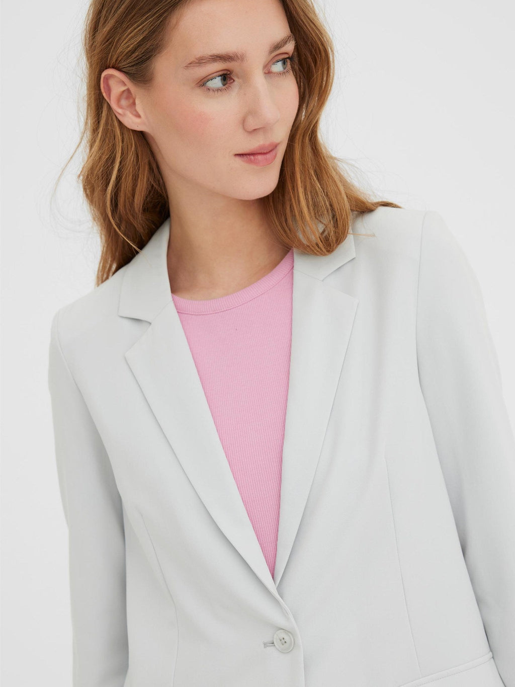 Zelda Blazer - Glacier Gray