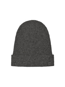 Zenna Beanie - Melange gris foncé